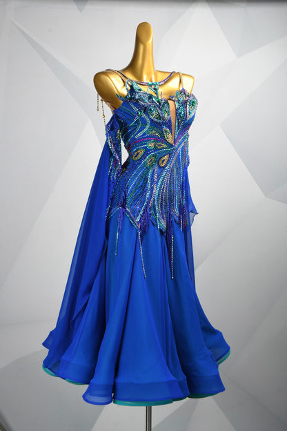 Heaven Dipped in Cobalt | Female Ballroom Dress For Sale | DSC_0663