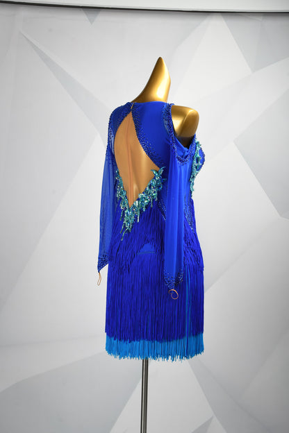 Ocean Flame | Latin Dance Dress | DSC_1036