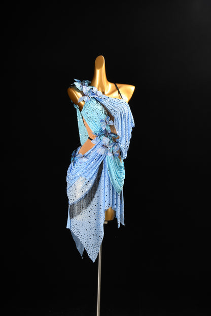Azure Is a Whisper | Custom Latin Dress | DSC_0489