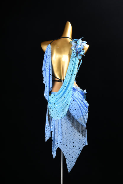 Azure Is a Whisper | Custom Latin Dress | DSC_0489