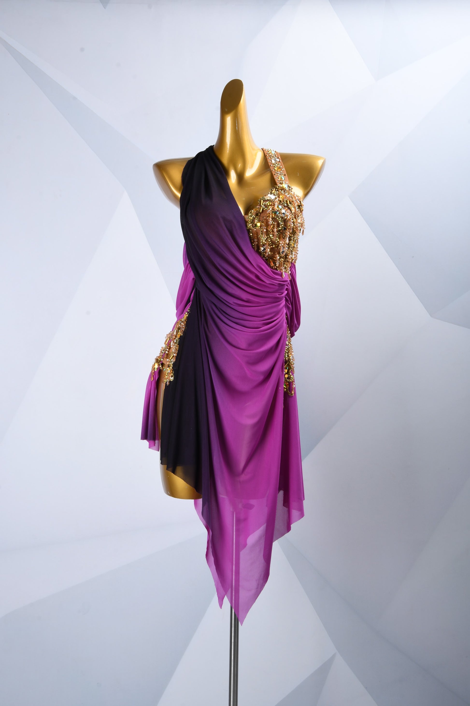 Purple Latin Dress