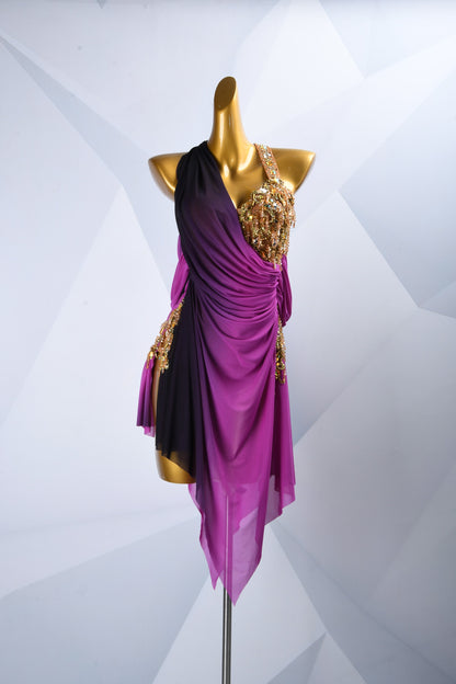 Purple Latin Dress