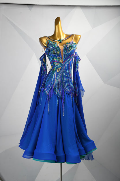 Heaven Dipped in Cobalt | Female Ballroom Dress For Sale | DSC_0663