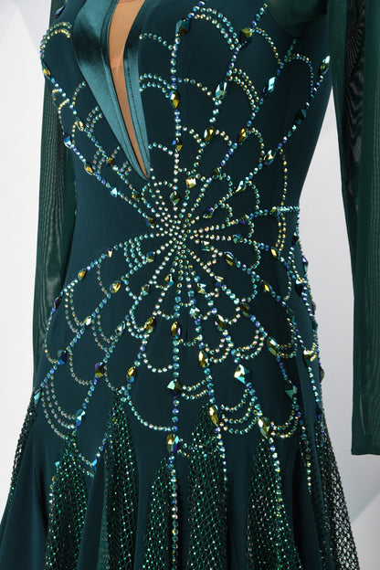 Silent Lagoon | Latin Competition Dress | DSC_7981