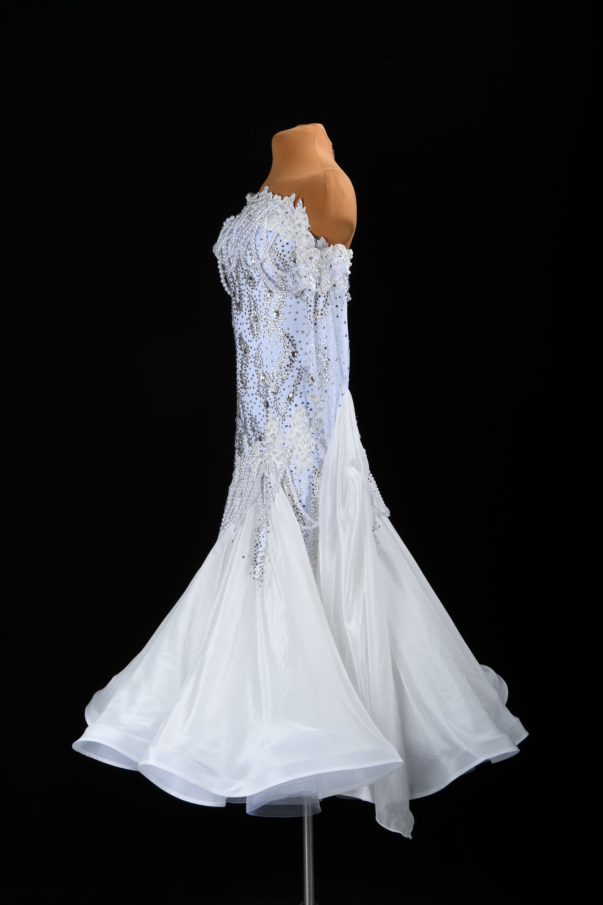White Ballroom Dress