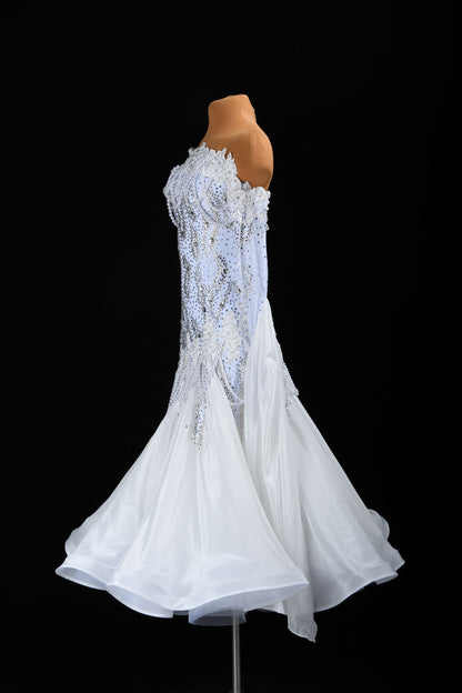 White Ballroom Dress