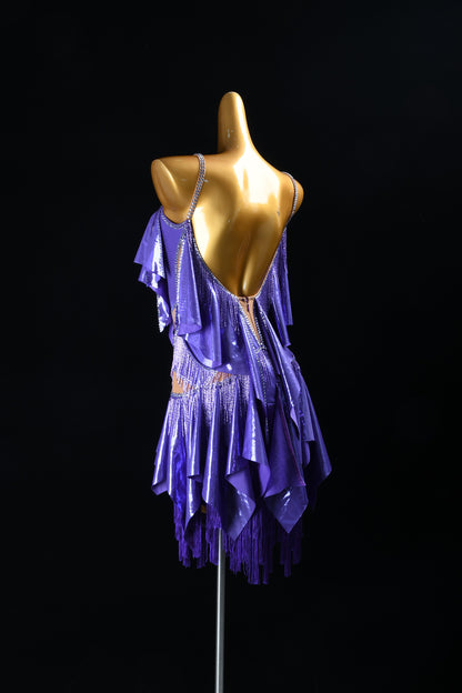 Rhinestone Latin Dress