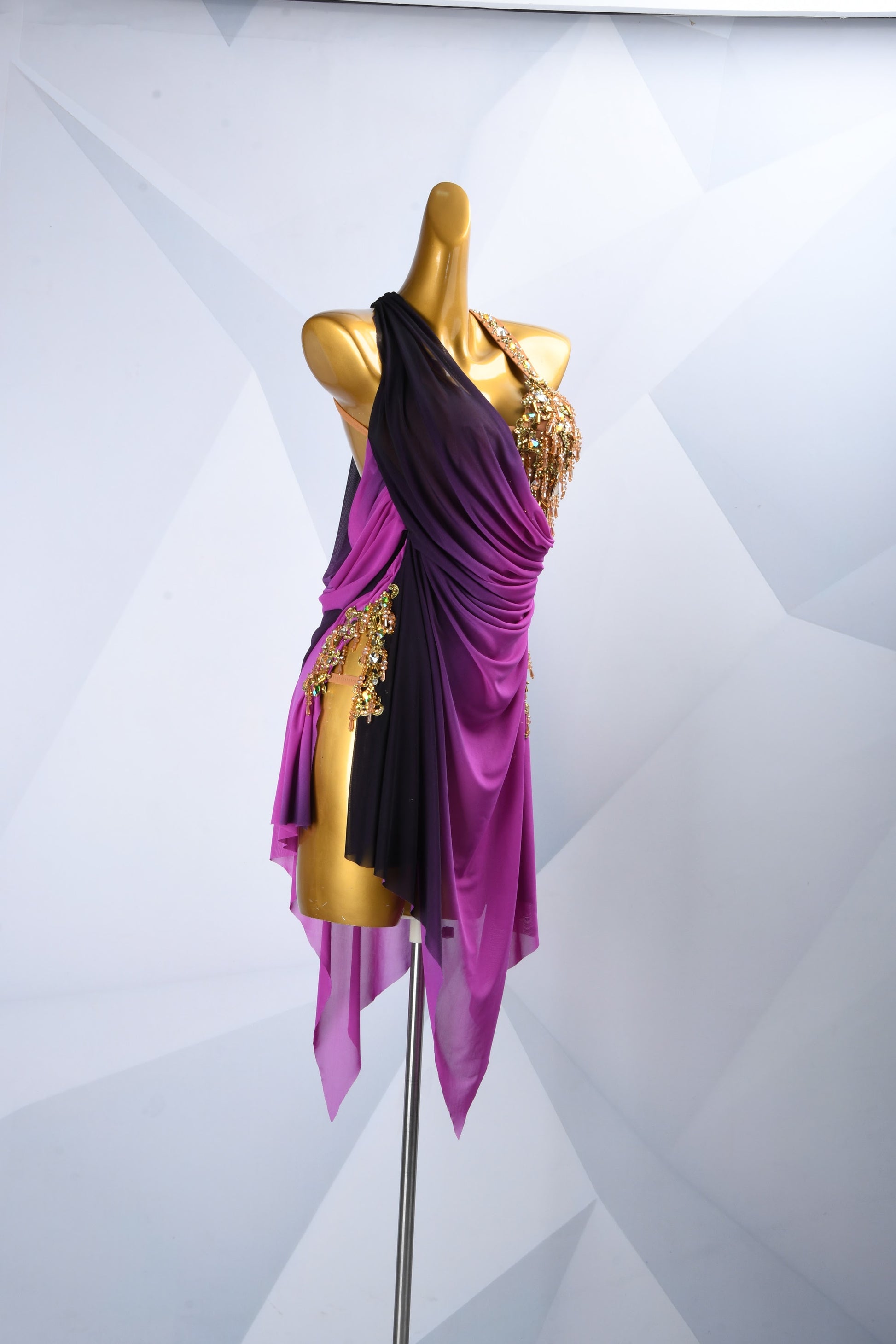Purple Latin Dress