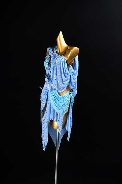 Azure Is a Whisper | Custom Latin Dress | DSC_0489