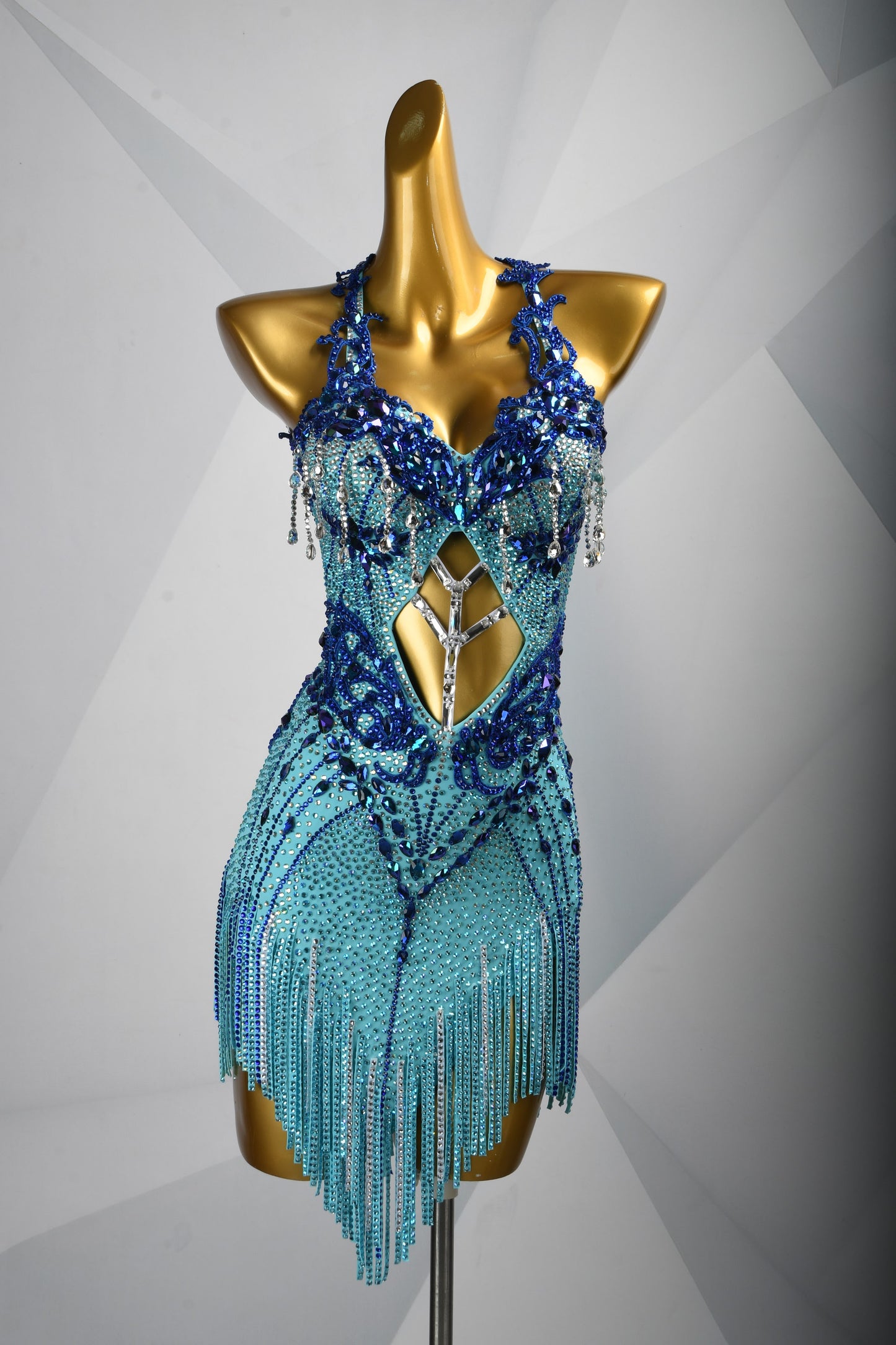 Soft Armor in Sapphire | Latin Competition Dress | DSC_1783