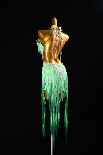 Mint Latin Dance Dress