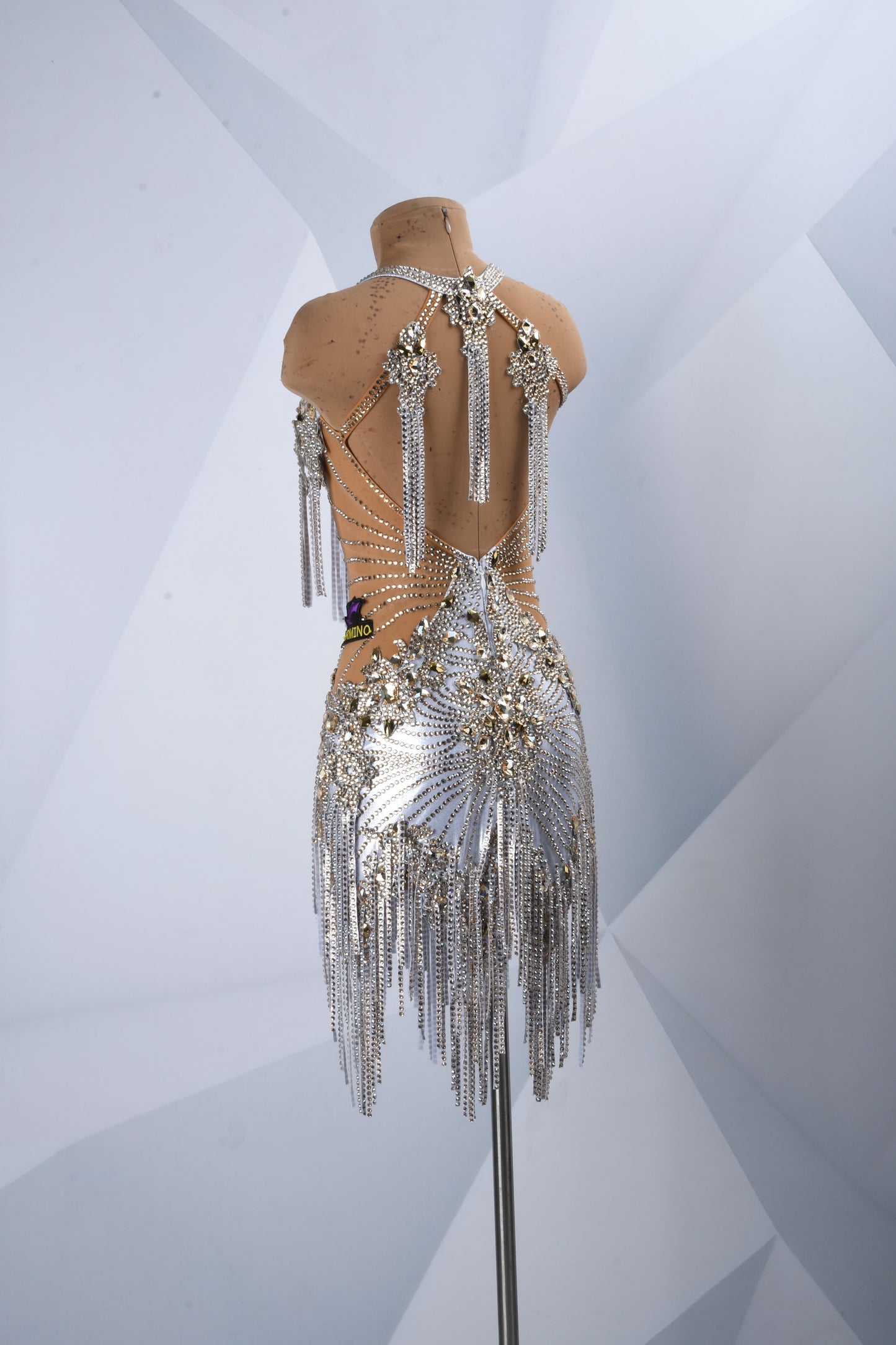 Silver Latin Dance Dress
