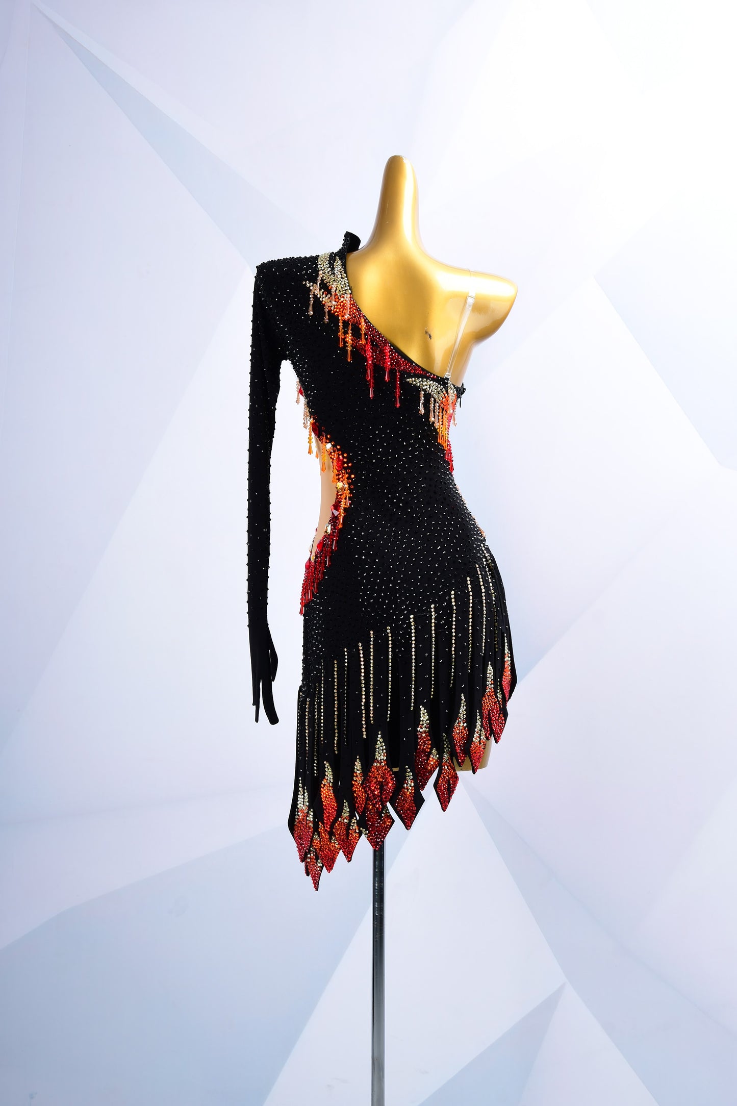 A Slow Burn in Scarlet | Latin Dress For Sale | DSC_4393