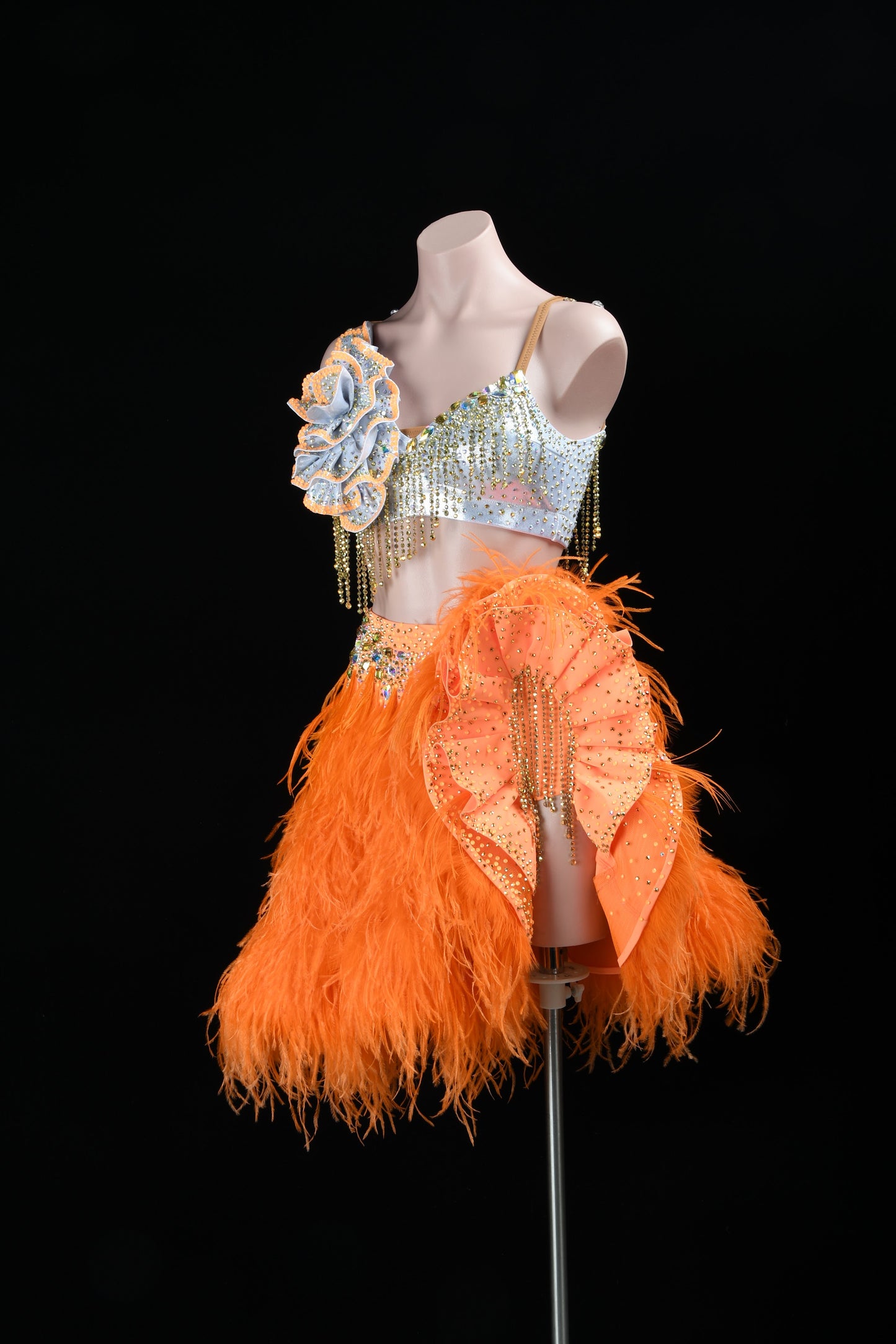 Texture as Movement | Latin Competition Dress | DSC_8941
