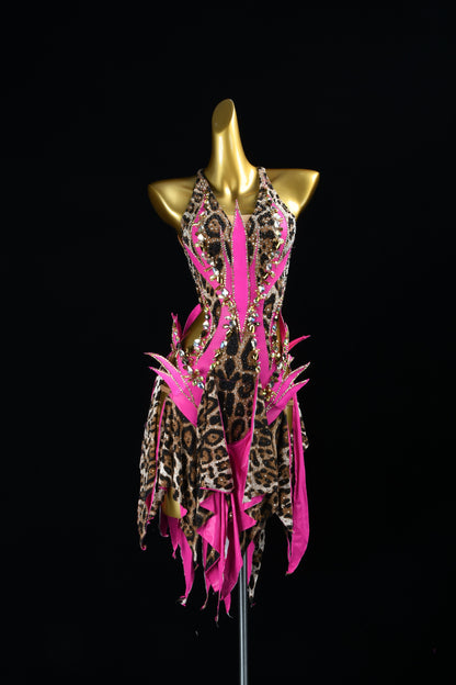 Flaming Wildflower | Latin Rhinestone Dress | DSC_7914