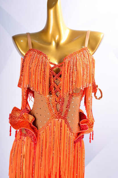 Crystal Latin Competition Dress