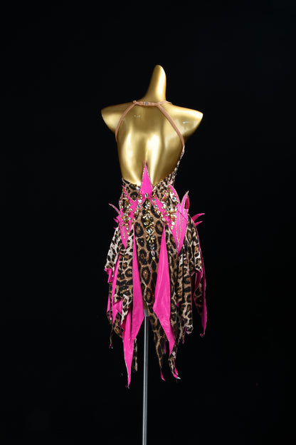 Flaming Wildflower | Latin Rhinestone Dress | DSC_7914