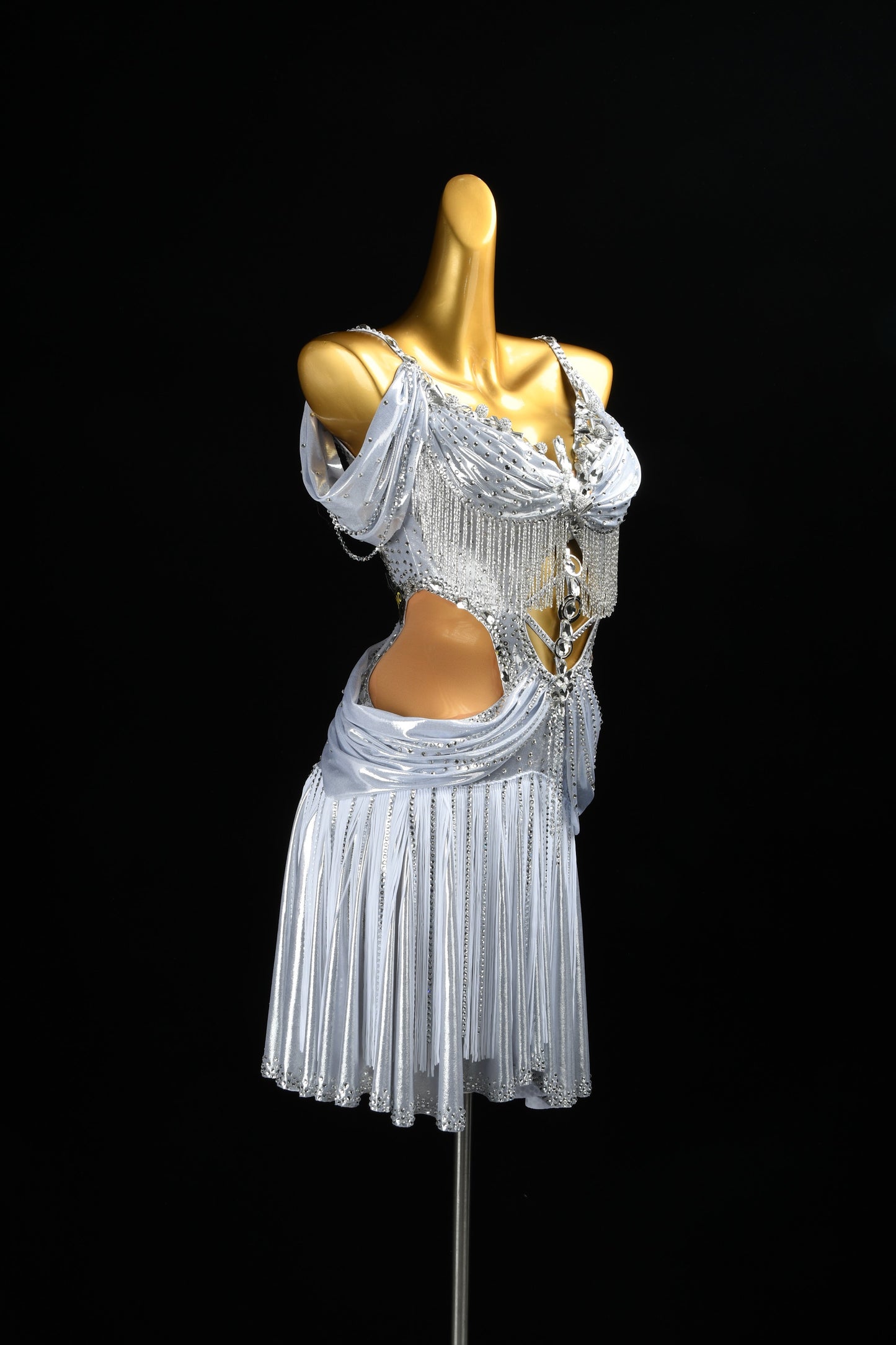 The Art of Silver | Latin Competition Dress | DSC_0976