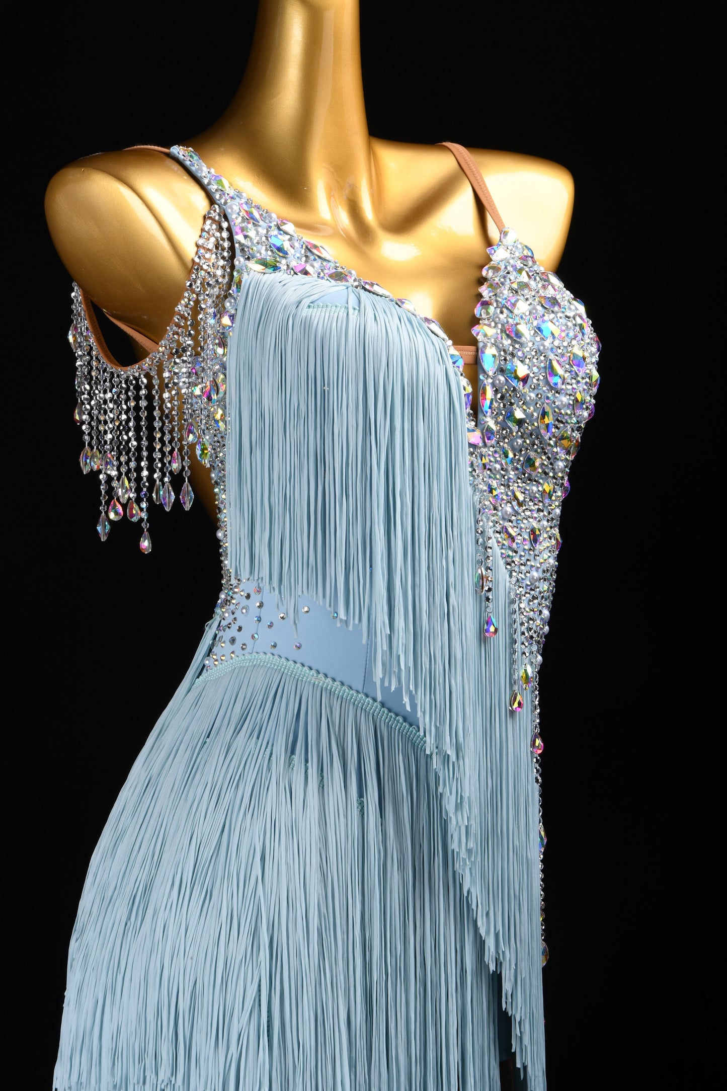 A Vision of Ice and Stardust | Latin Performance Dress | DSC_9024