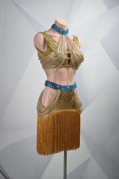 Desert Jewel | Latin Performance Costume | DSC_1047