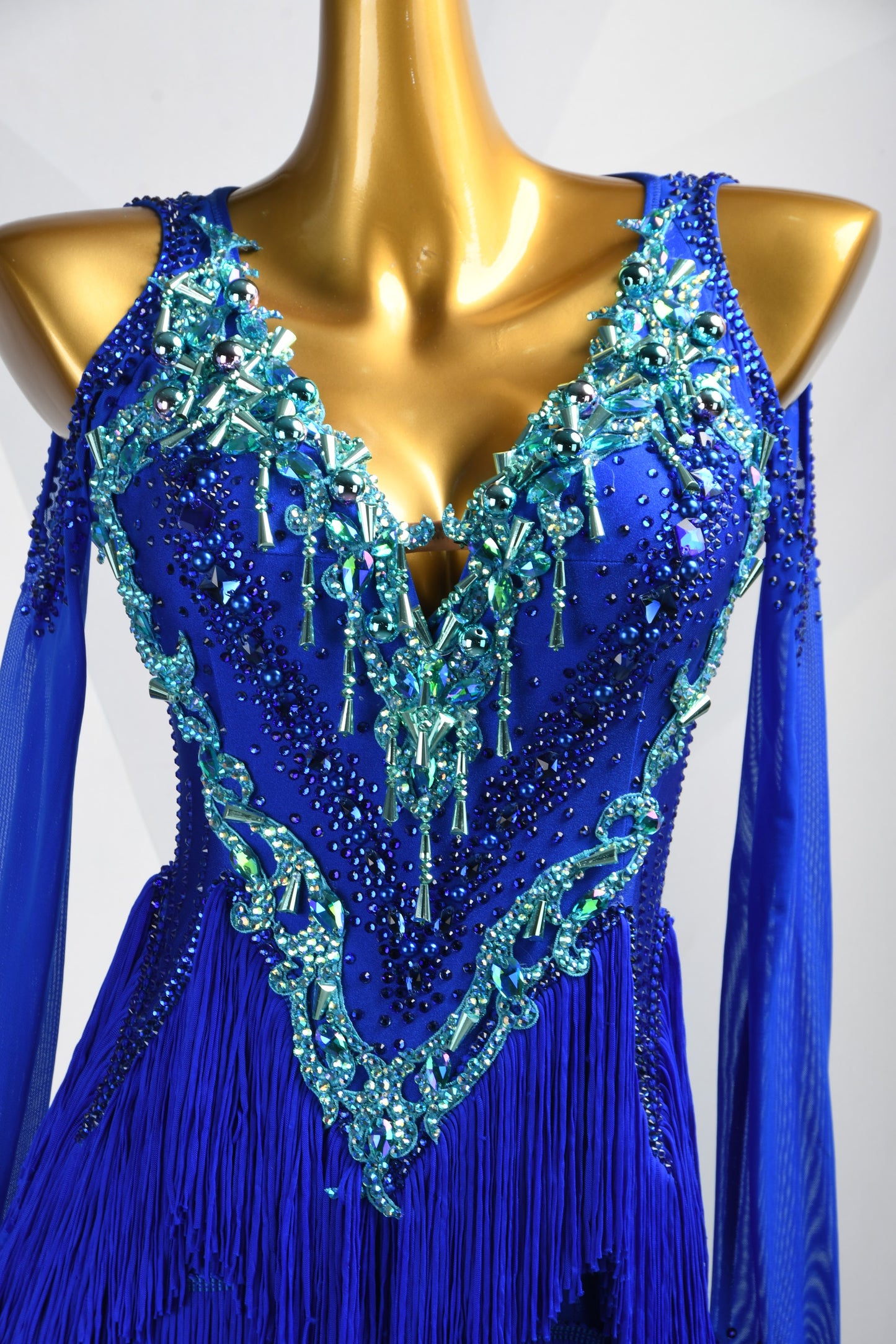 Ocean Flame | Latin Dance Dress | DSC_1036
