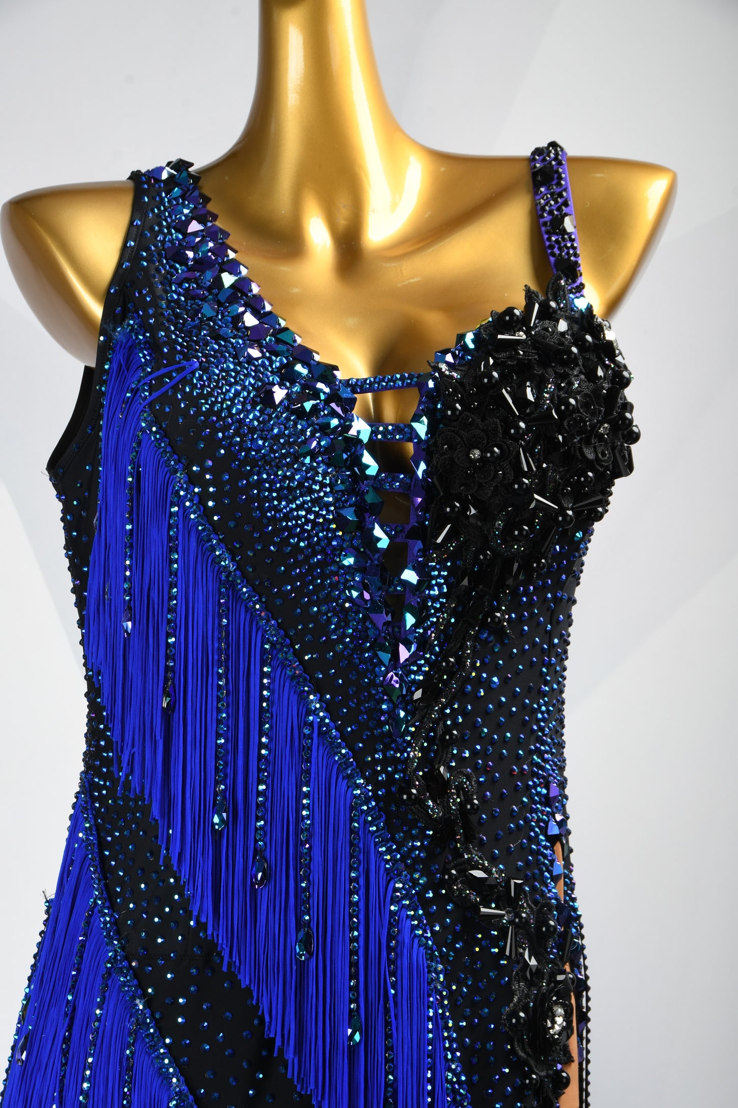 Cosmic Indigo | Custom Latin Dress | DSC_9149