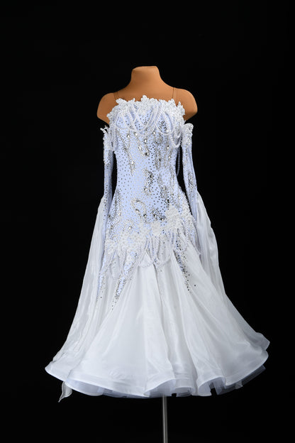 White Ballroom Dress