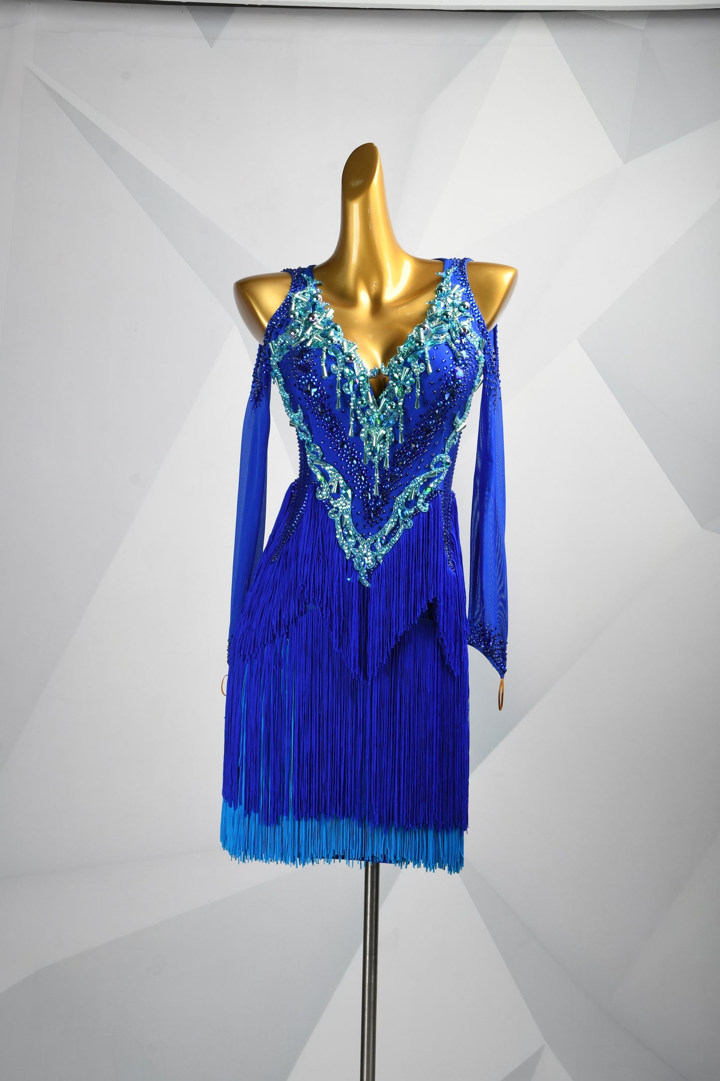 Ocean Flame | Latin Dance Dress | DSC_1036