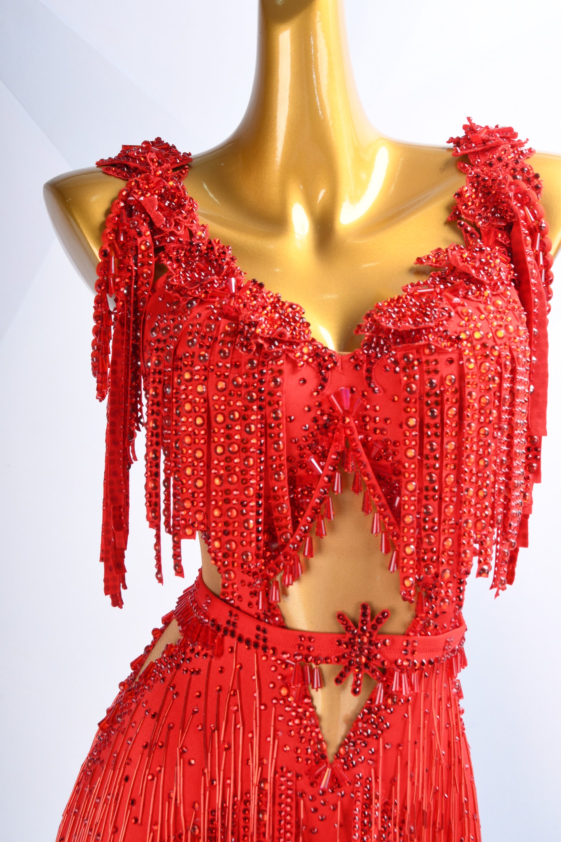 Red Latin Dress