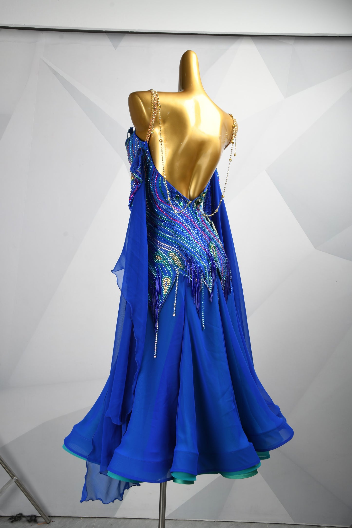 Heaven Dipped in Cobalt | Female Ballroom Dress For Sale | DSC_0663