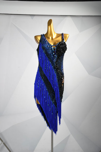 Cosmic Indigo | Custom Latin Dress | DSC_9149