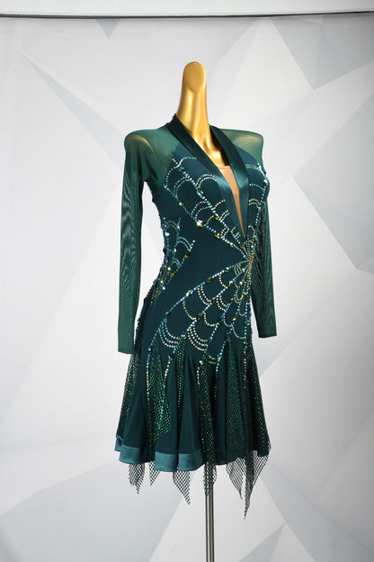 Silent Lagoon | Latin Competition Dress | DSC_7981