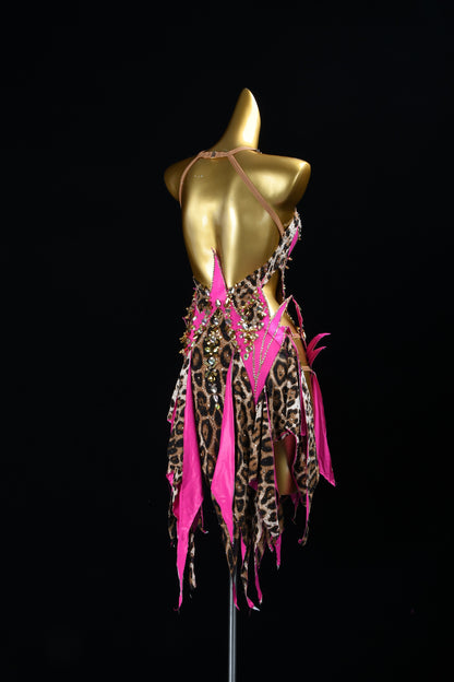 Flaming Wildflower | Latin Rhinestone Dress | DSC_7914