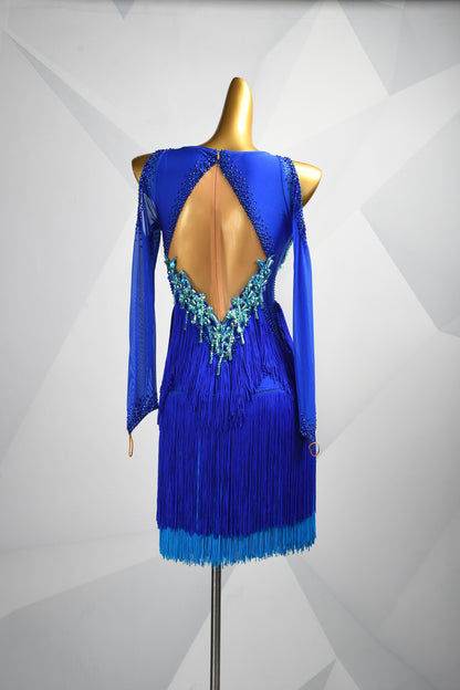 Ocean Flame | Latin Dance Dress | DSC_1036