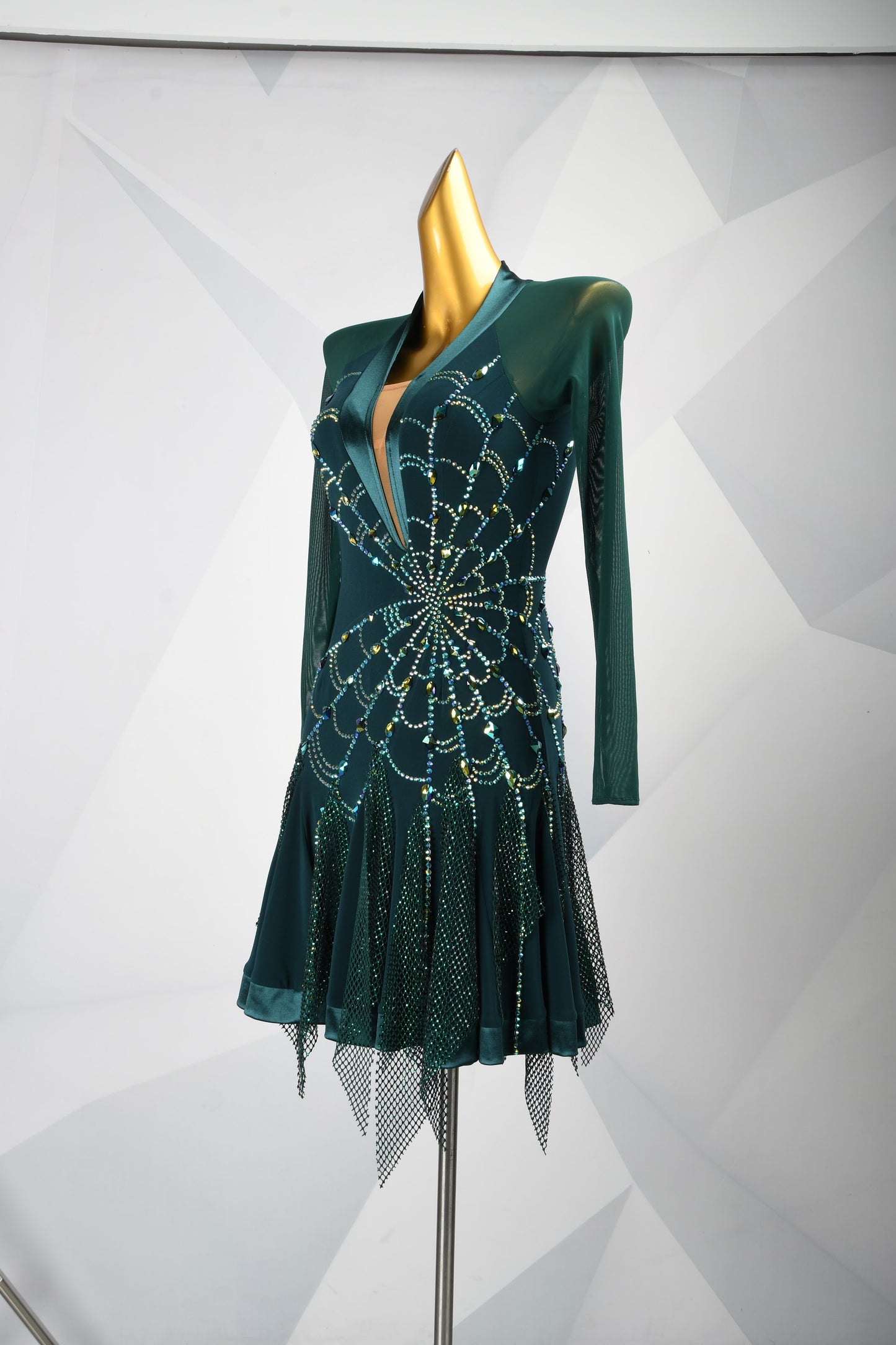 Silent Lagoon | Latin Competition Dress | DSC_7981