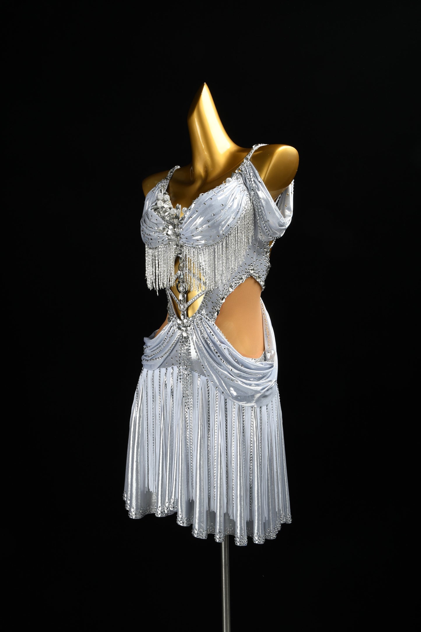 The Art of Silver | Latin Competition Dress | DSC_0976