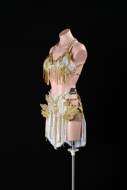 Champagne Empress | Glamour Latin Dress | DSC_3239