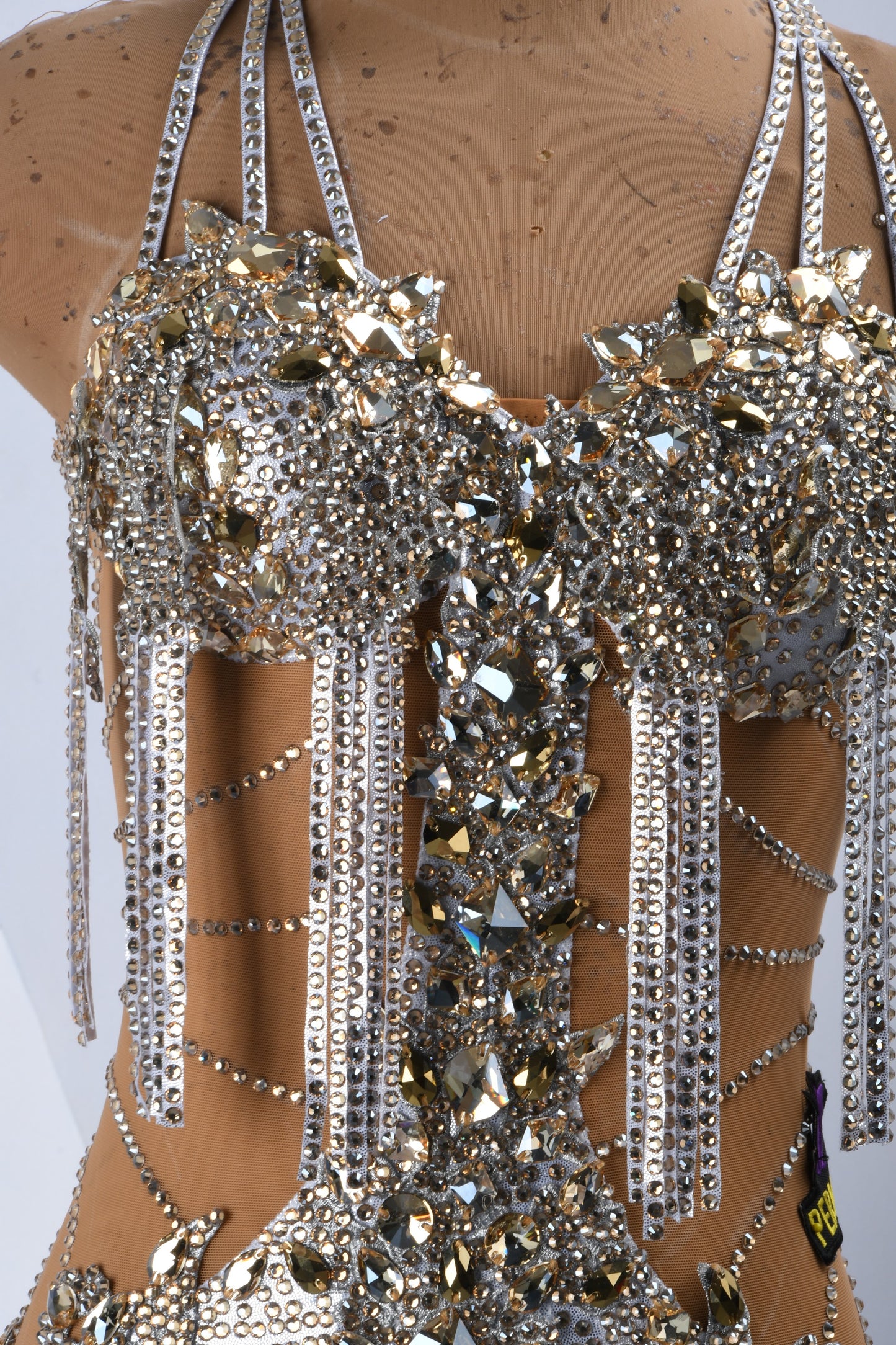 Silver Latin Dance Dress