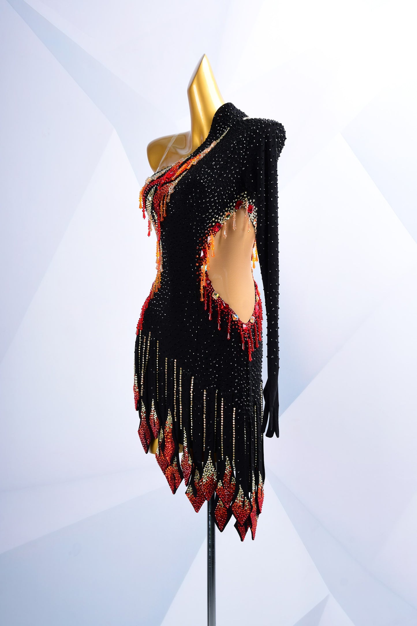 A Slow Burn in Scarlet | Latin Dress For Sale | DSC_4393