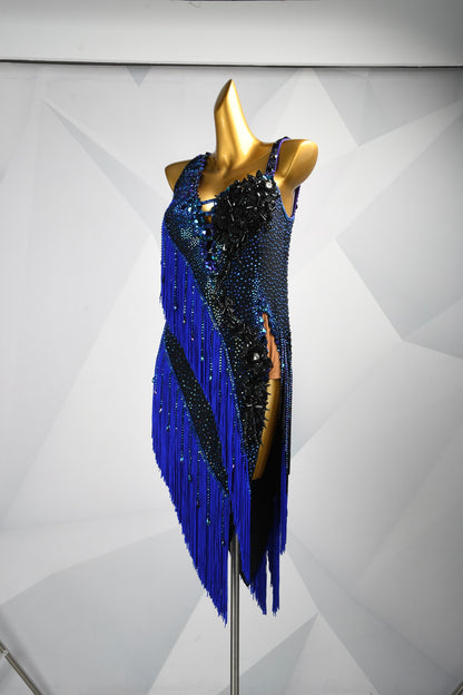 Cosmic Indigo | Custom Latin Dress | DSC_9149