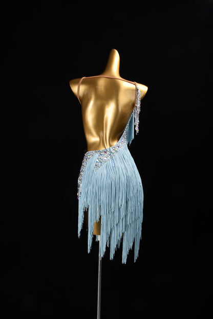 A Vision of Ice and Stardust | Latin Performance Dress | DSC_9024