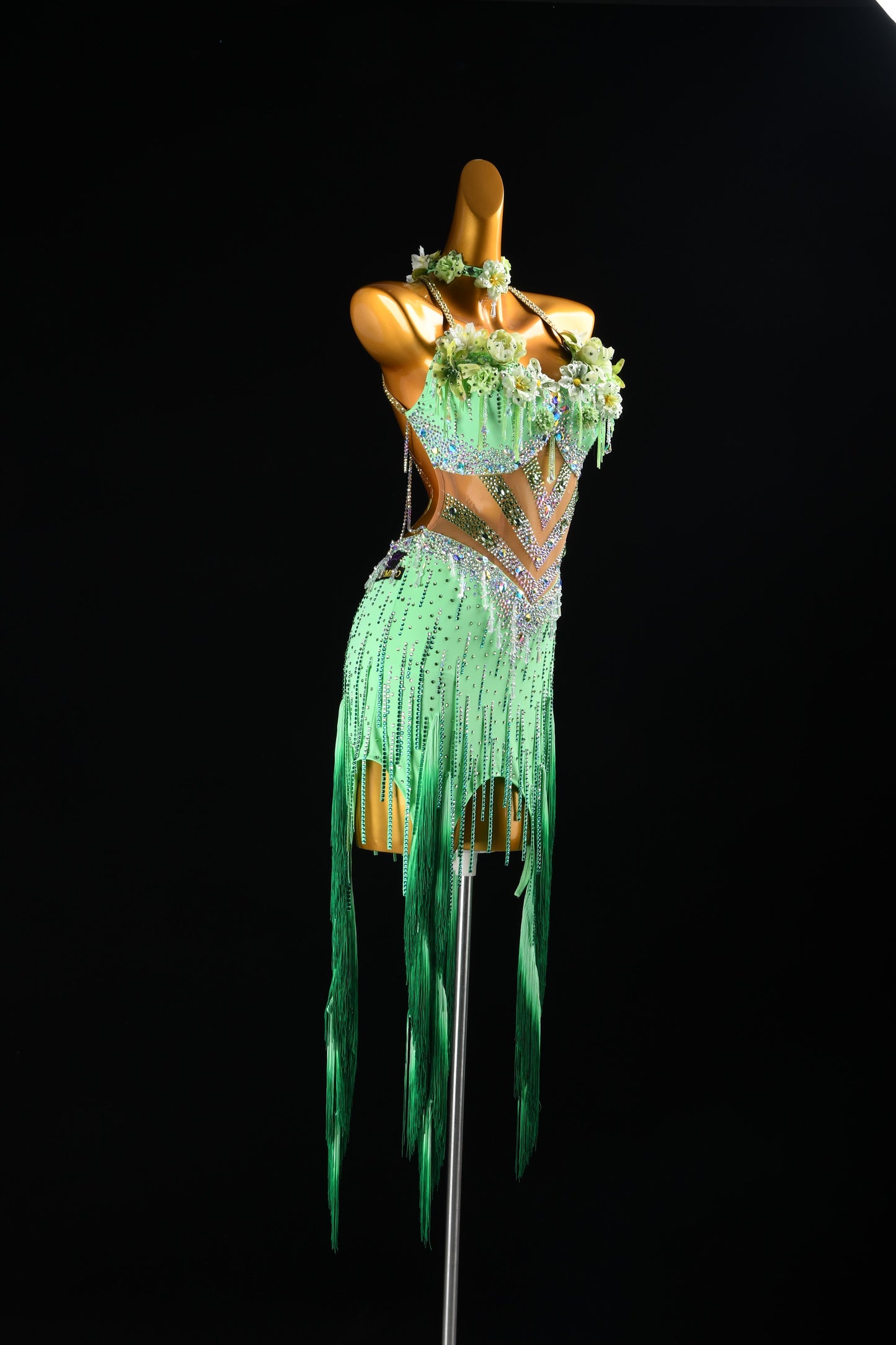 Mint Latin Dance Dress