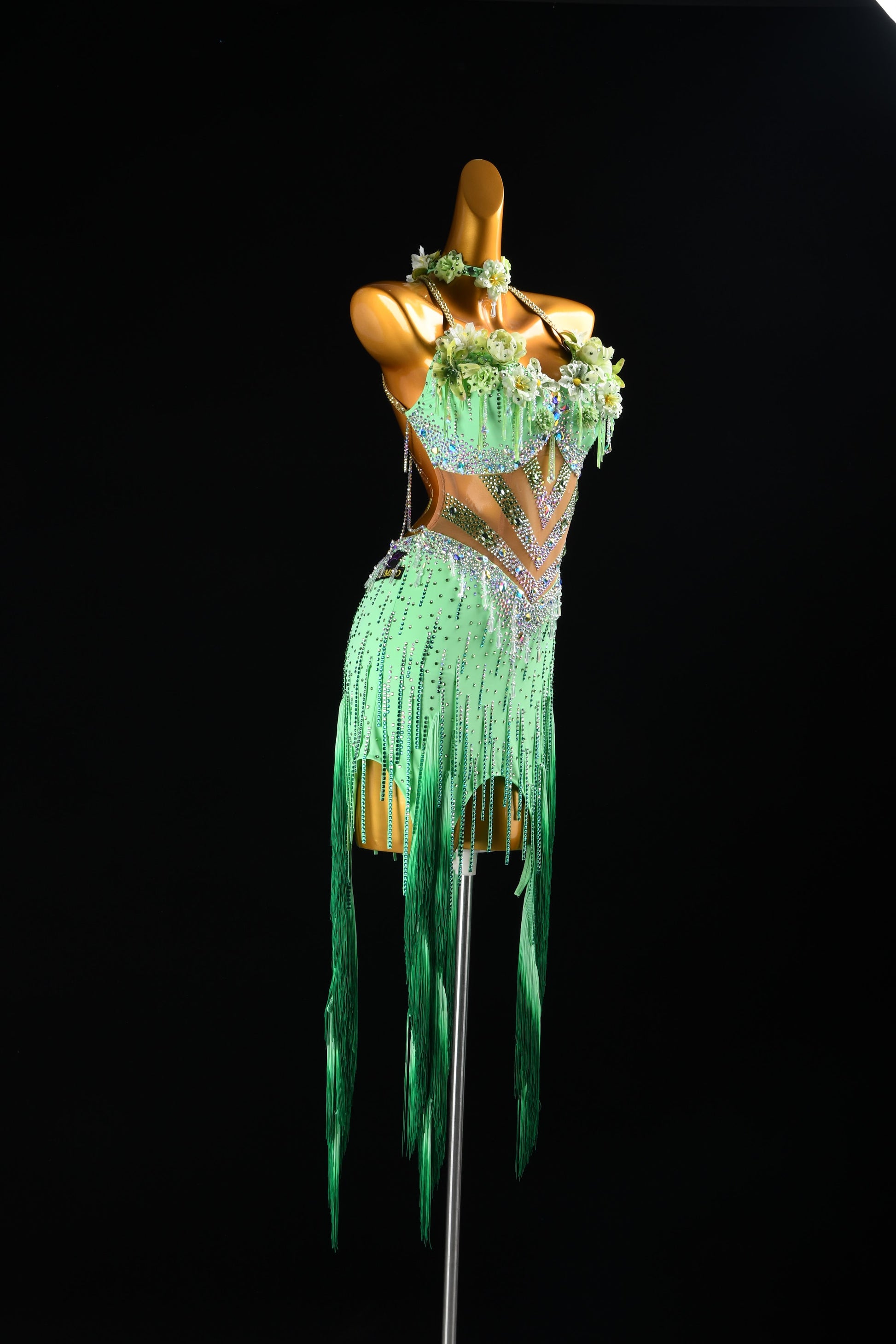 Mint Latin Dance Dress