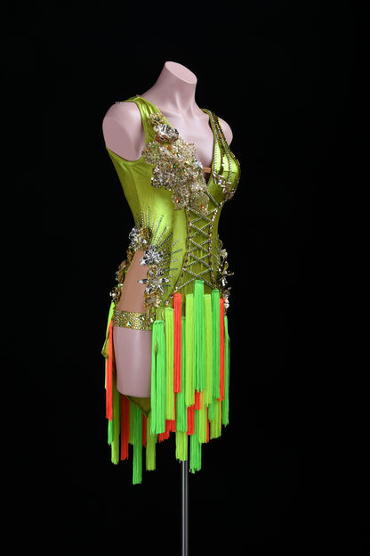 Neon Mirage | Latin Competition Dress | DSC_1380