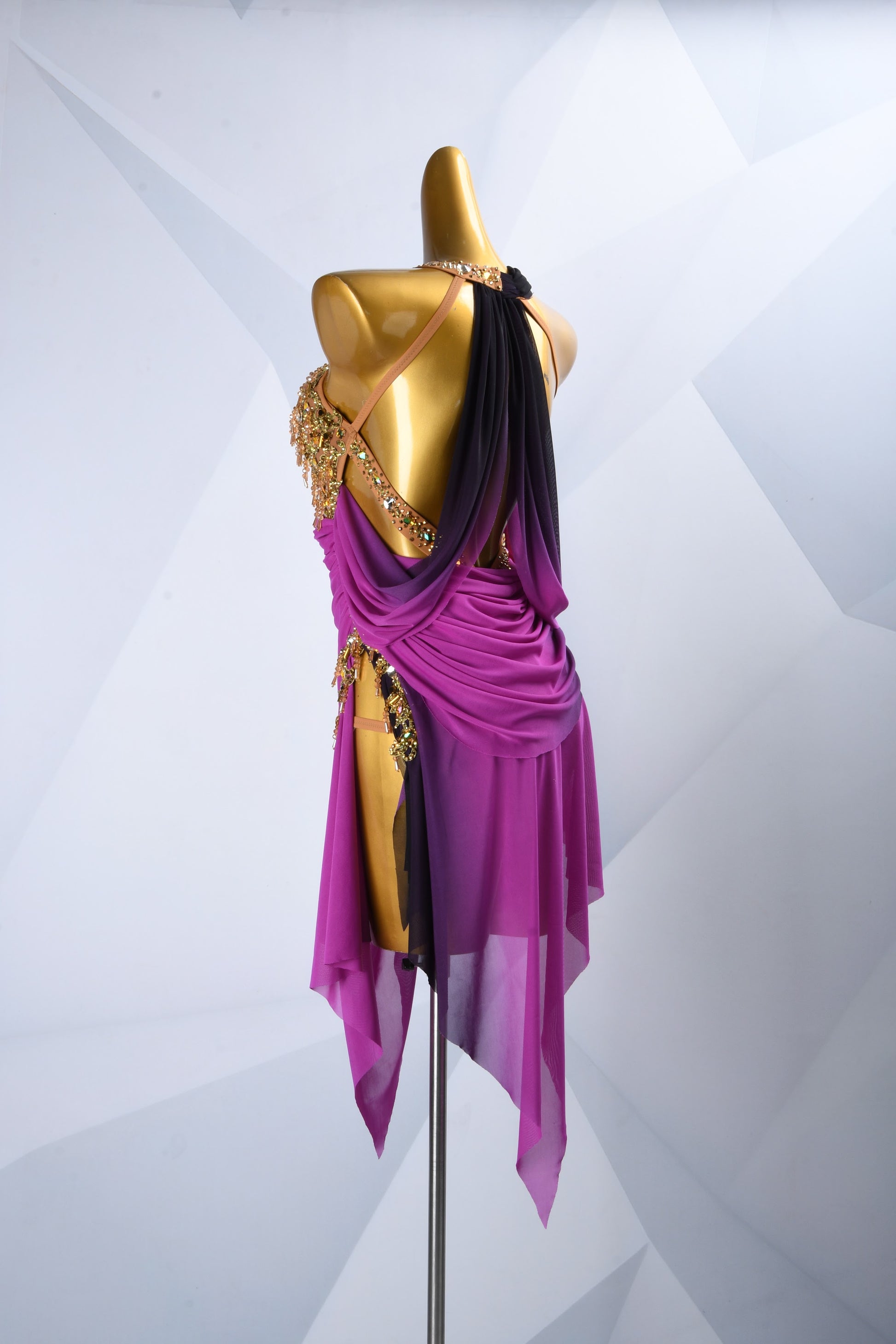 Purple Latin Dress