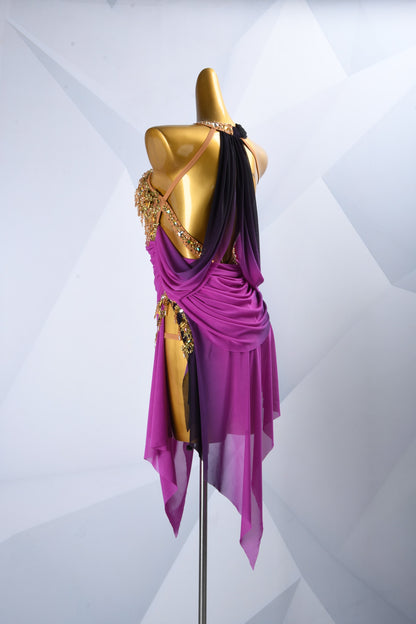 Purple Latin Dress