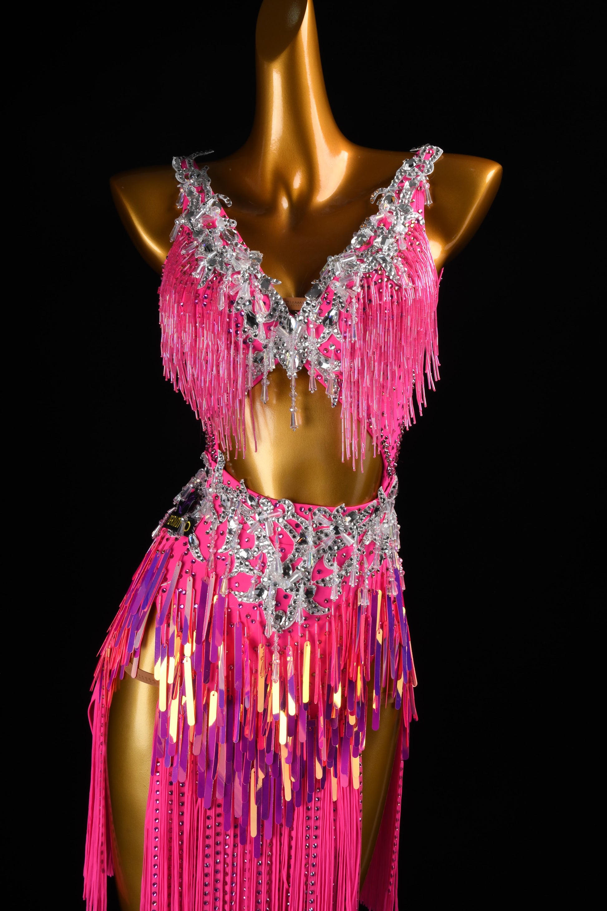 Latin Dance Dress For Girls
