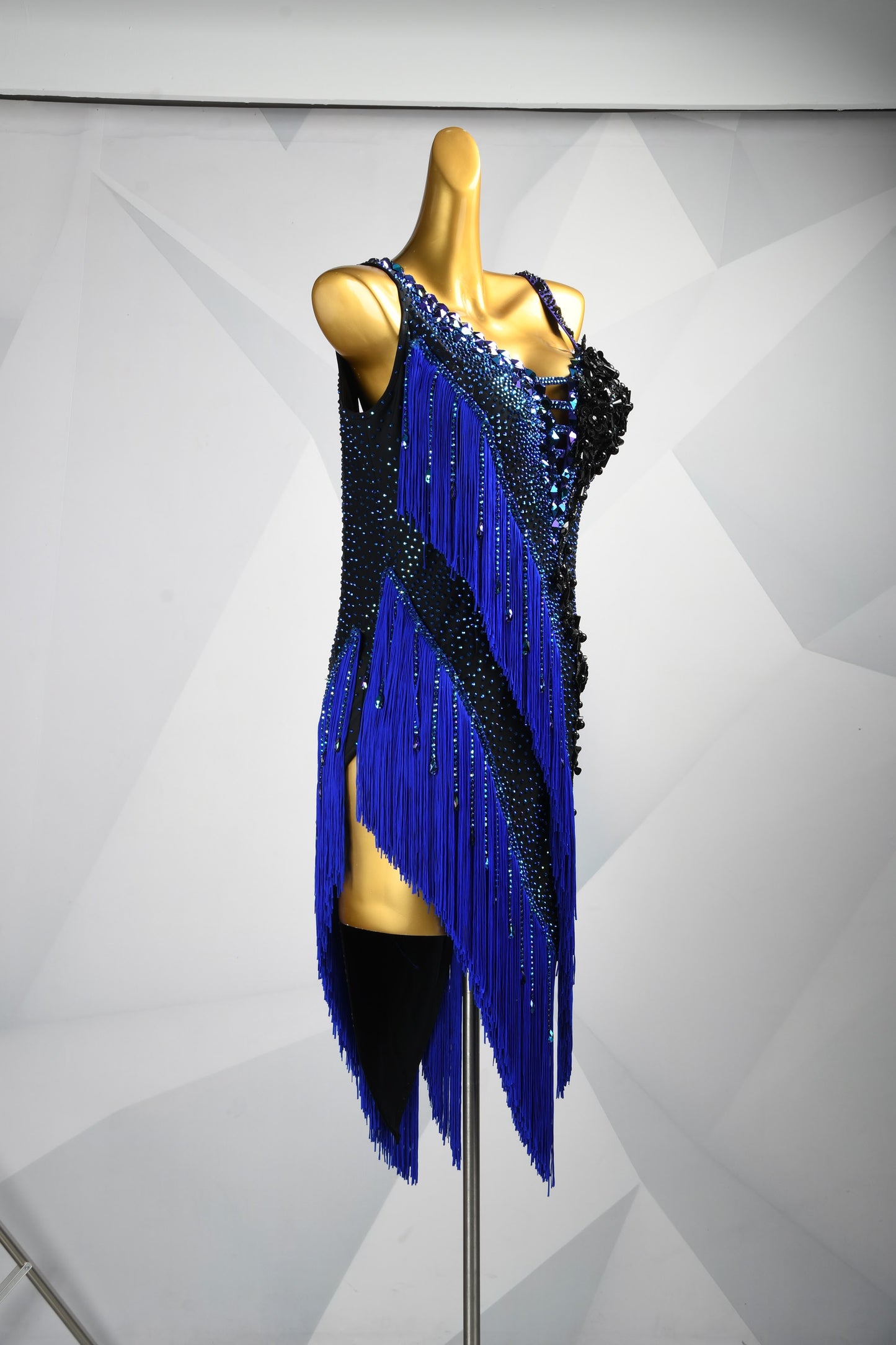 Cosmic Indigo | Custom Latin Dress | DSC_9149