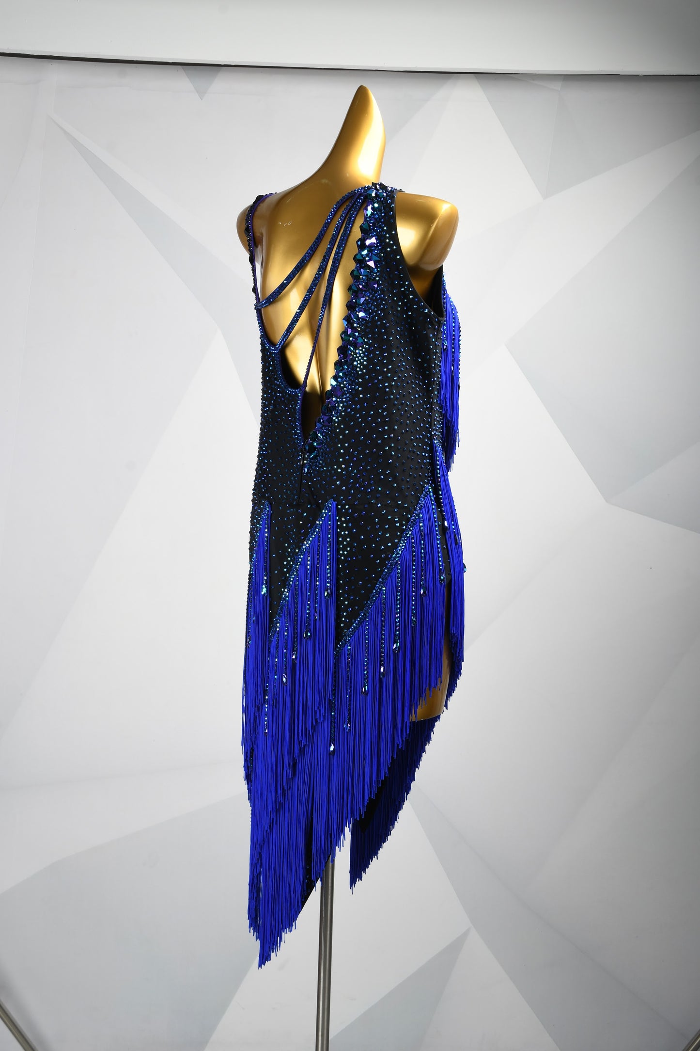 Cosmic Indigo | Custom Latin Dress | DSC_9149