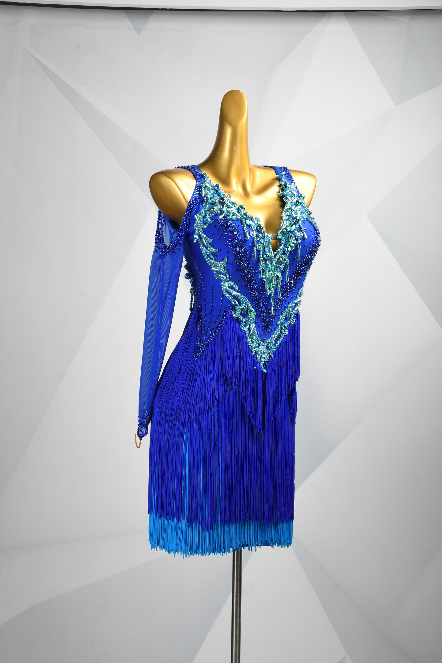 Ocean Flame | Latin Dance Dress | DSC_1036